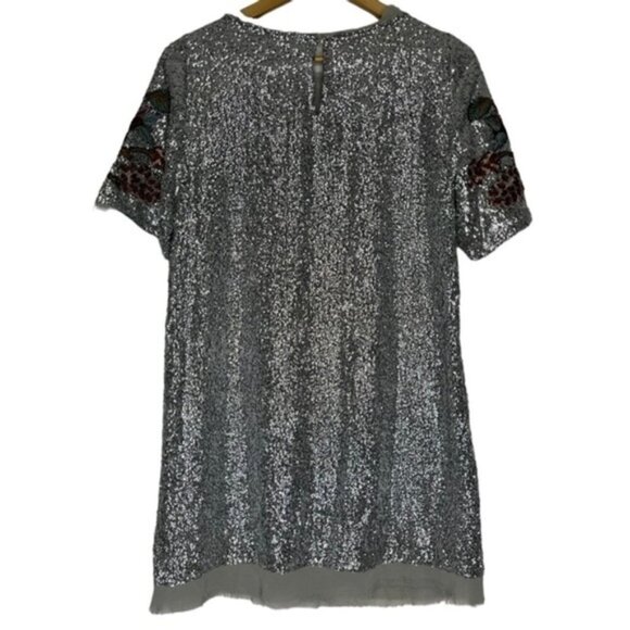 Zara Alexis ASO  Schitts Creek Sequin Mini Dress Women Size XS - Picture 6 of 11